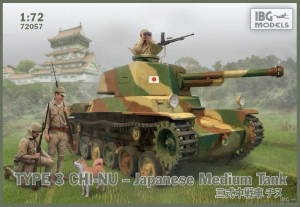 Type 3 CHI-NU Japanese Medium Tank model 72057 in 1-72