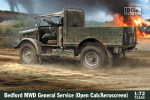 IBG 72160 Bedford MWD General Service (Open Cab/Aeroscreen) 1/72