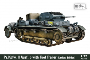 IBG 72166 Pz.Kpfw. II Ausf. b with Fuel Trailer 1/72