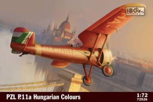 IBG 72526 PZL P.11a Hungarian Colours 1/72