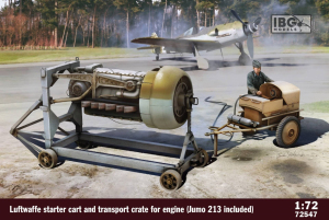 IBG 72547 Luftwaffe Starter Cart & Transport Crate for Engine (Jumo 213 included) 1/72