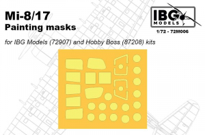 IBG 72M006 Mi-17 Painting Masks (for IBG & Hobby Boss) 1/72 