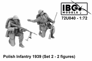 IBG 72U040 Polish Infantry 1939 Set 2 (3D printed - 2 figures) 1/72 