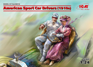 ICM 24014 American sport car drivers 1910s 1/24 