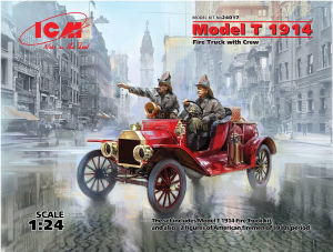 ICM 24017 Model T 1914 Fire truck with set 1/24