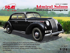 Admiral Saloon German Passenger Car model ICM 24023 in 1-24 