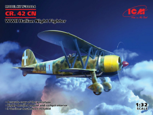 Fiat CR.42 CN WWII Italian Night Fighter model ICM 32024 in 1-32 