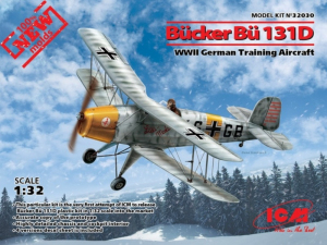 Bucker Bu 131D WWII German Training Aircraft model ICM 32030 in 1-32