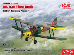 DH. 82A Tiger Moth model ICM 32035 in 1-32