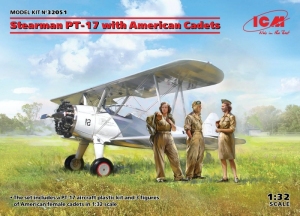 Stearman PT-17 with American Cadets model ICM 32051 