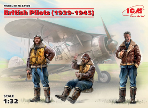 ICM 32105 British pilots (39-45)-3 figures 1/32