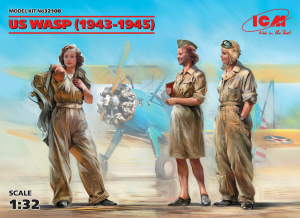 ICM 32108 US WASP (1943-1945)-3 figures 1/32