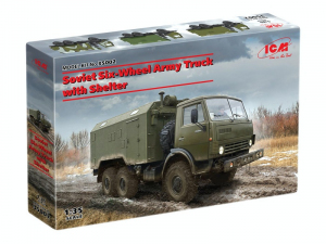 Soviet Six-Wheel Army Truck with Shelter model ICM 35002 in 1-35