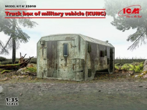 Truck box of military vehicle (KUNG) model ICM 35010 in 1-35