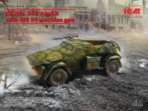 Sd.Kfz.247 Ausf. B with MG 34 model ICM 35112 in 1-35