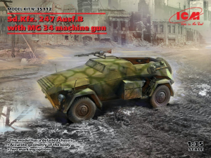 ICM 35112 Opancerzony pojazd Sd.Kfz.247 B z karabinem MG 34 model 1-35 