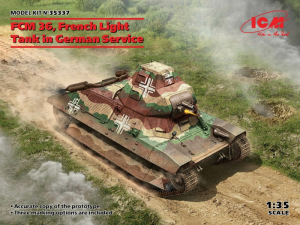 Light Tank FCM 36 model ICM 35337 in 1-35