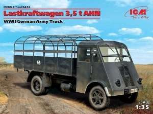 Lastkraftwagen 3,5t AHN Army Truck Renault model ICM in 1-35