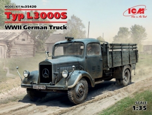 German Truck Typ L3000S model ICM 35420 in 1-35