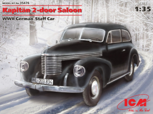 Kapitan 2-door Saloon WWII German Staff Car model ICM 35476 in 1-35