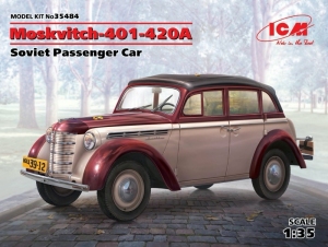 Moskvitch 401-420A Soviet Passenger Car model ICM 35484