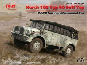 WWII German Personnel Car Horchata 108 Typ 40 Soft Top