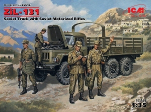 ZiL-131 Soviet Truck with Soviet Motorized Rifles model ICM 35516