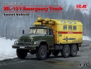 ZiL-131 Emergency Truck model ICM 35518 in 1-35