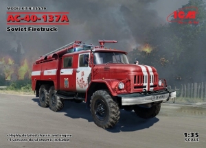 AC-40-137A Soviet Firetruck model ICM 35519 in 1-35