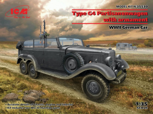 Type G4 Partisanenwagen WWII German Car ICM 35530 in 1-35