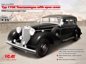 Typ 770K Tourenwagen with open cover model ICM 35534 in 1-35 