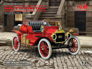 Model T 1914 Fire Truck American Car model ICM 35605 in1-35