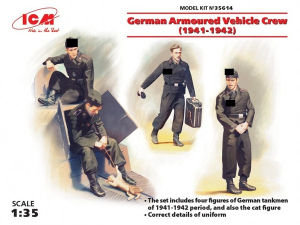 ICM 35614 German Armoured Vehicle crew 1941-42 1/35