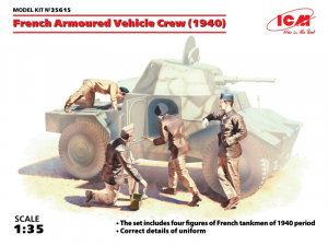 French Armoured Vehicle Crew 1940 ICM 35615 in 1-35 