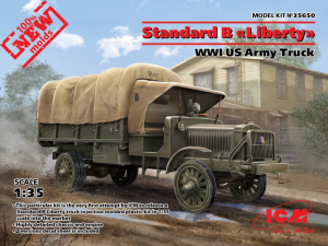 Standard B Liberty WWI US Army Truck model ICM 35650 in 1-35