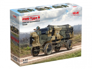 ICM 35656 FWD Type B WWI US Ammunition Truck 