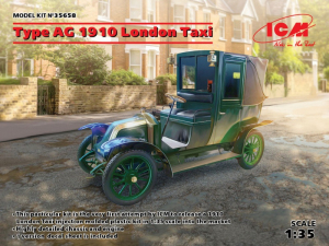 Type AG 1910 London Taxi model ICM 35658 in 1-35 