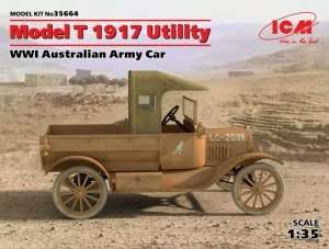Model T 1917 Utility WWII Australian Army Car in scale 1-35