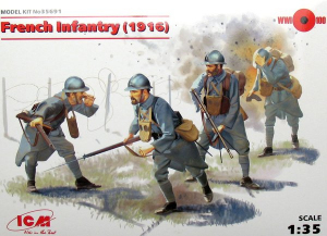 ICM 35691 French Infantry (1916) 4 figures 1/35