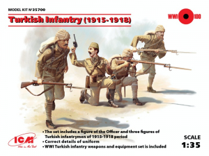 Turkish Infantry 1915-1918 ICM 35700 in 1-35