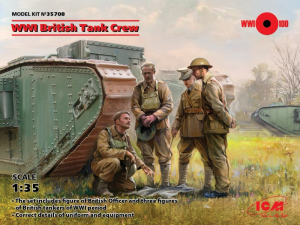 WWI British Tank Crew ICM 35708 in 1-35