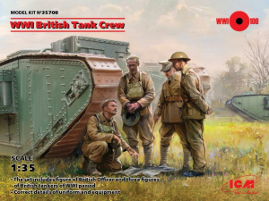 WWI British Tank Crew ICM 35708 in 1-35
