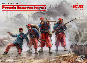 ICM 35709 French Zouaves(1914) 4 figures 1/35