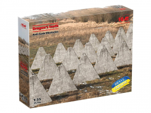 ICM 35746 Dragon's Teeth - Аnti-Tank Obstacles 1/35 
