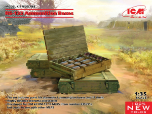 RS-132 Ammunition Boxes model ICM 35795 in 1-35