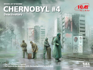 Chernobyl 4 Deacticators model ICM 35904 in 1-35