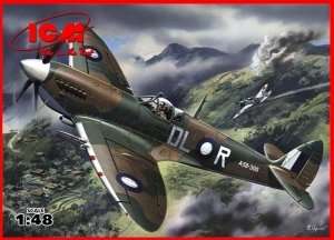 Spitfire Mk.VIII WWII British Fighter in scale 1-48