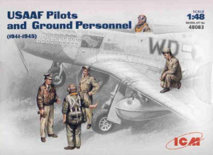 ICM 48083 US Pilots & Technics WWII 1/48