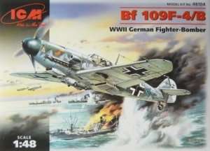 ICM 48104 Bf 109F-4B WWII German Fighter-Bomber