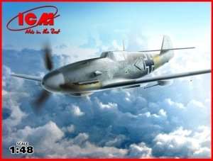 WWII German Fighter Bf 109F-4/R6 in scale 1-48 ICM 48107